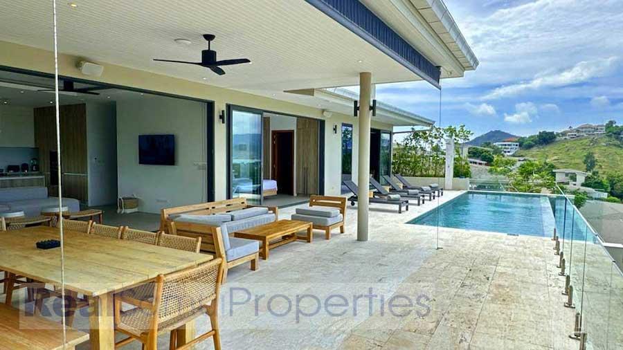 Contemporary 5-Bed Panoramic Sea View Villa, North-East Peninsula at Plai Laem